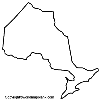 Transparent PNG Ontario Map