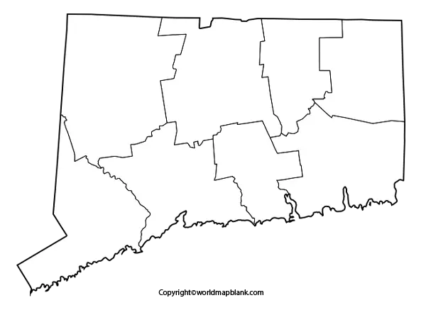 Transparent PNG Connecticut Map