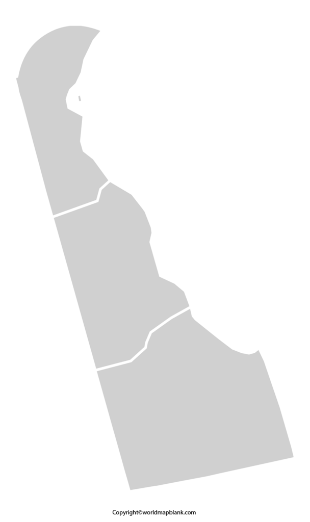 Transparent PNG Delaware Map
