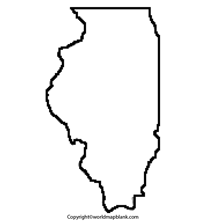 Illinois Outline Png 6556