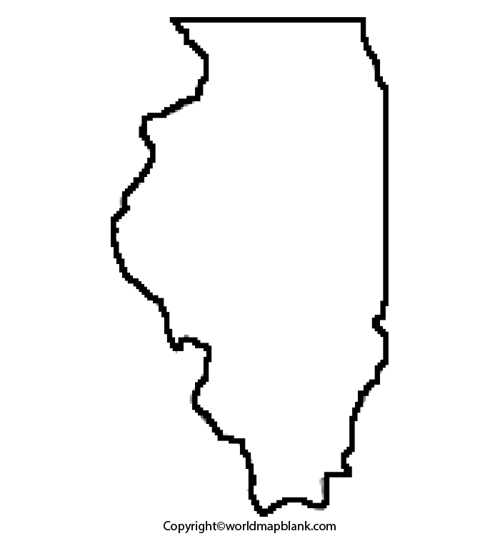 Illinois Outline Png 6556