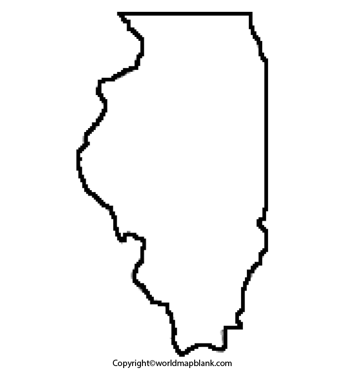 Transparent PNG Illinois Map
