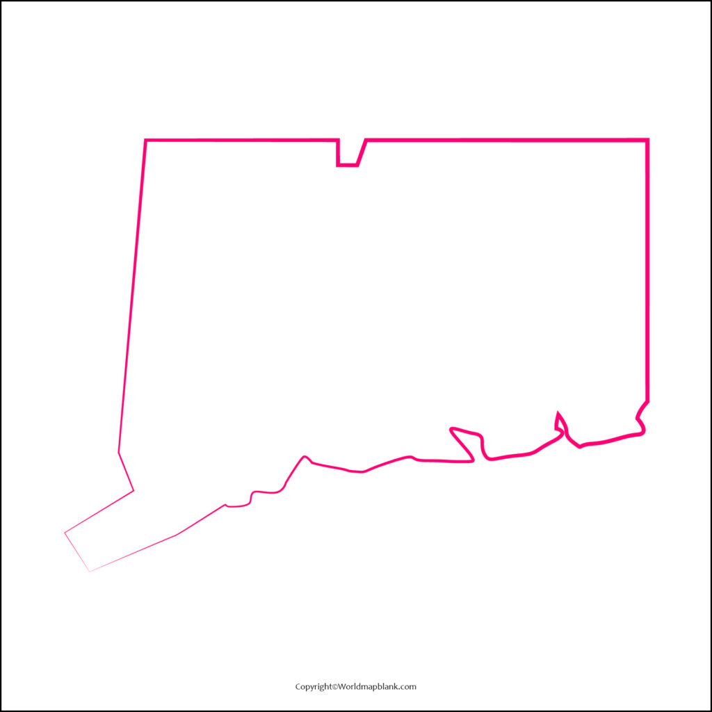 Printable Map of Connecticut