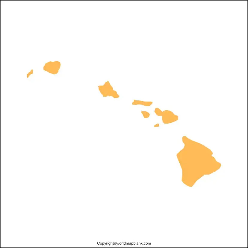 Printable Map of Hawaii