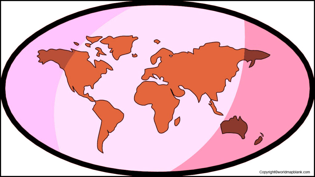 World Map Clipart Printable
