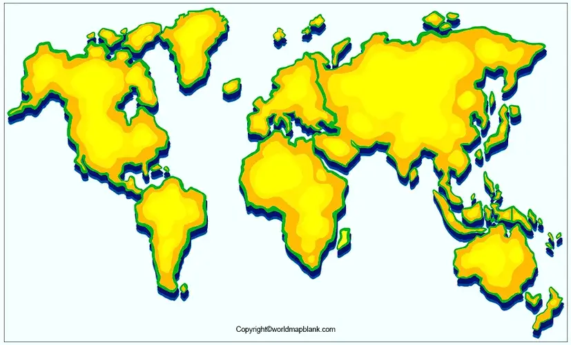 Map of World Clipart