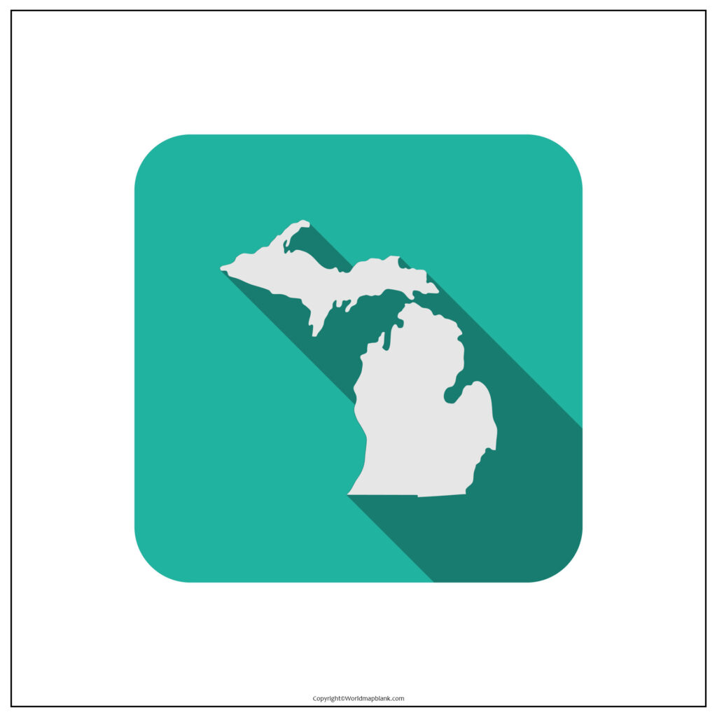 Printable Map of Michigan