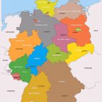 Labeled Map Of Germany With States