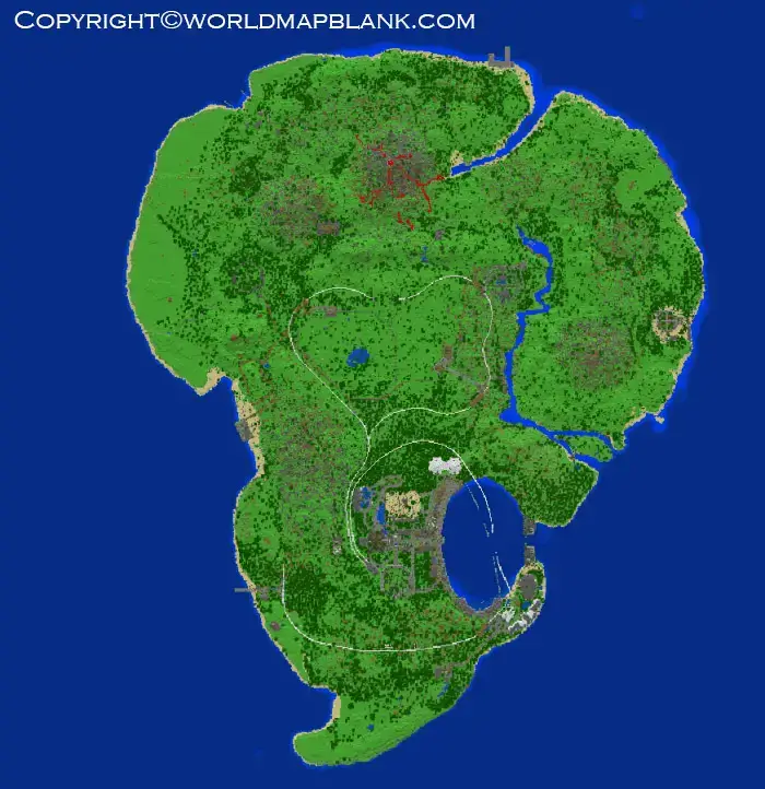 Lost World Jurassic Park Map