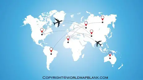 World Flight Map Route