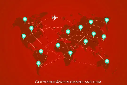 Flight Path world map