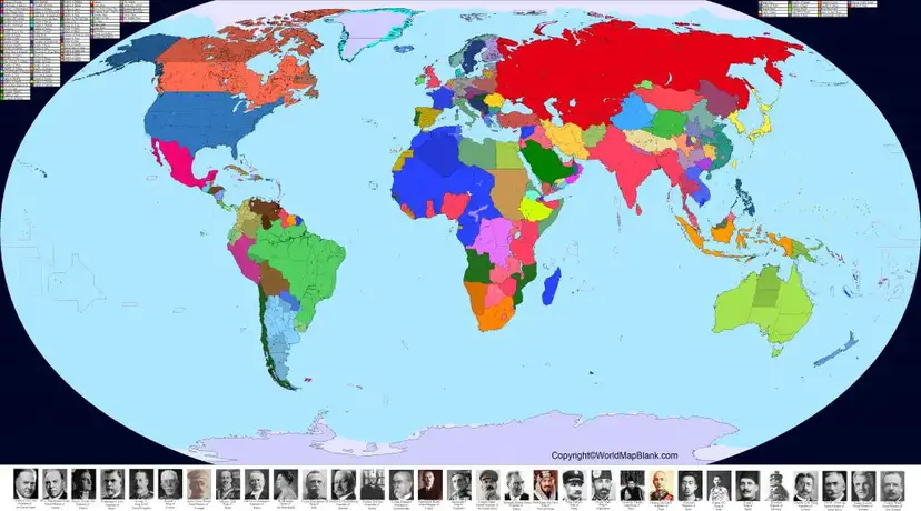 World Map 1930