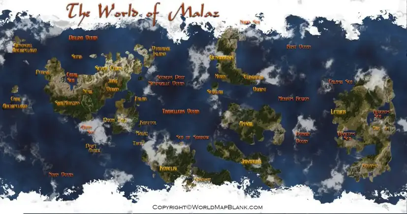 Malazan World Map