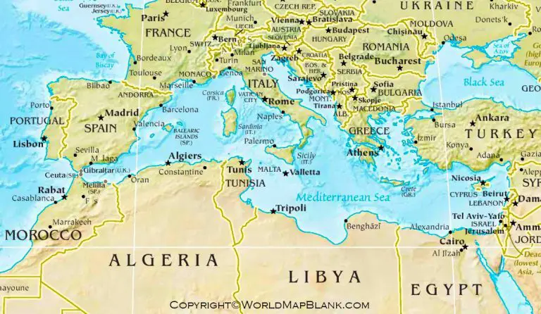 Map Of Mediterranean World Pdf 768x446 