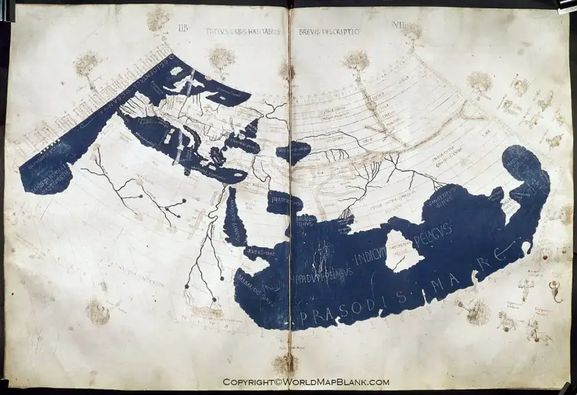 Ptolemy World Map 1407