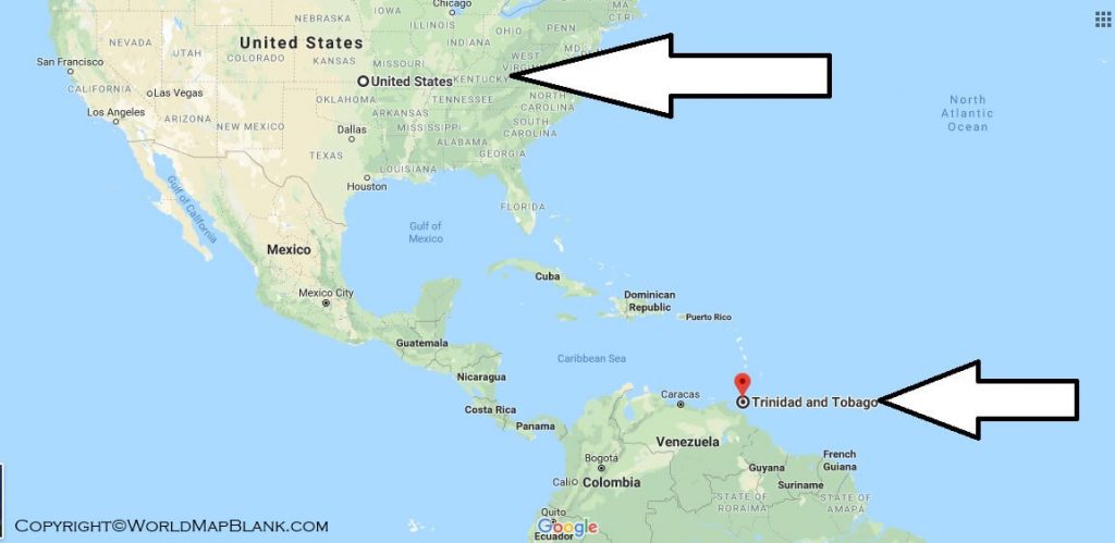 Trinidad On World Map Trinidad World Map | Trinidad And Tobago On World Map