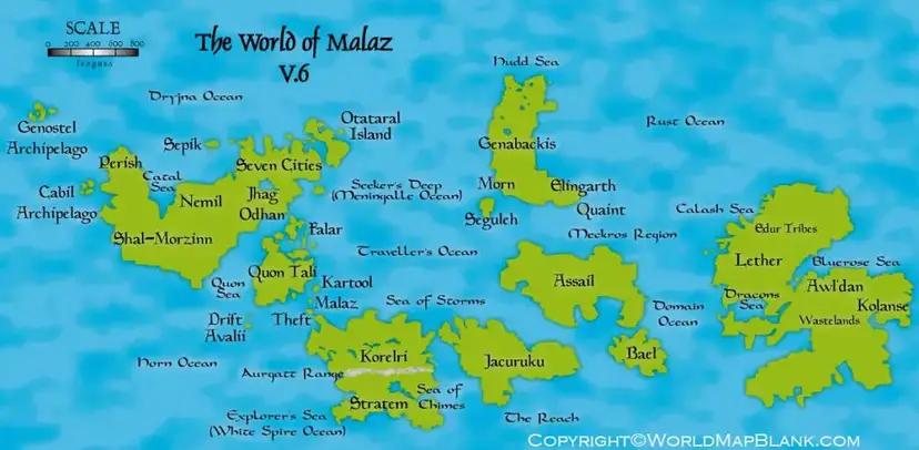 Malazan World Map