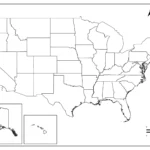 Blank Map Of The USA
