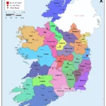 Ireland Map With Counties And Towns