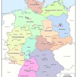 Map Of Germany With Major Cities