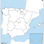Blank Map Of Spain With Neighboring Countries