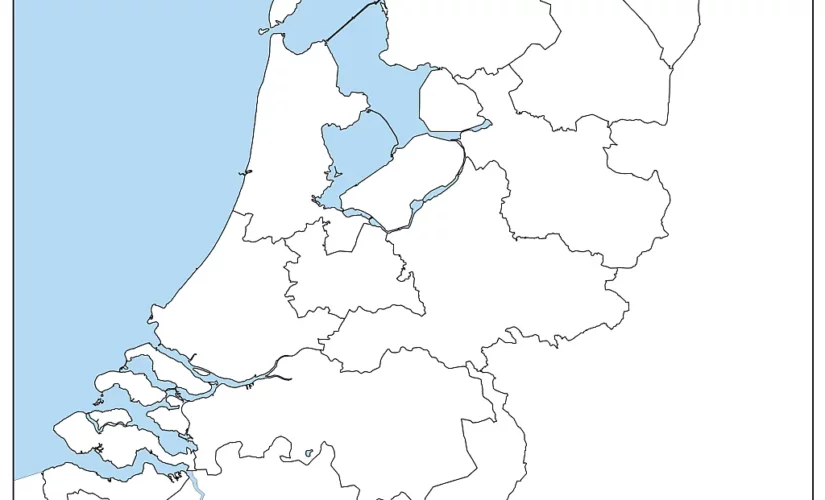 Blank Map Of The Netherlands
