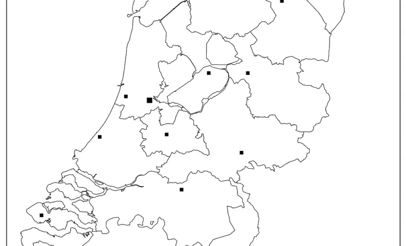 Blank Outline Map Of The Netherlands