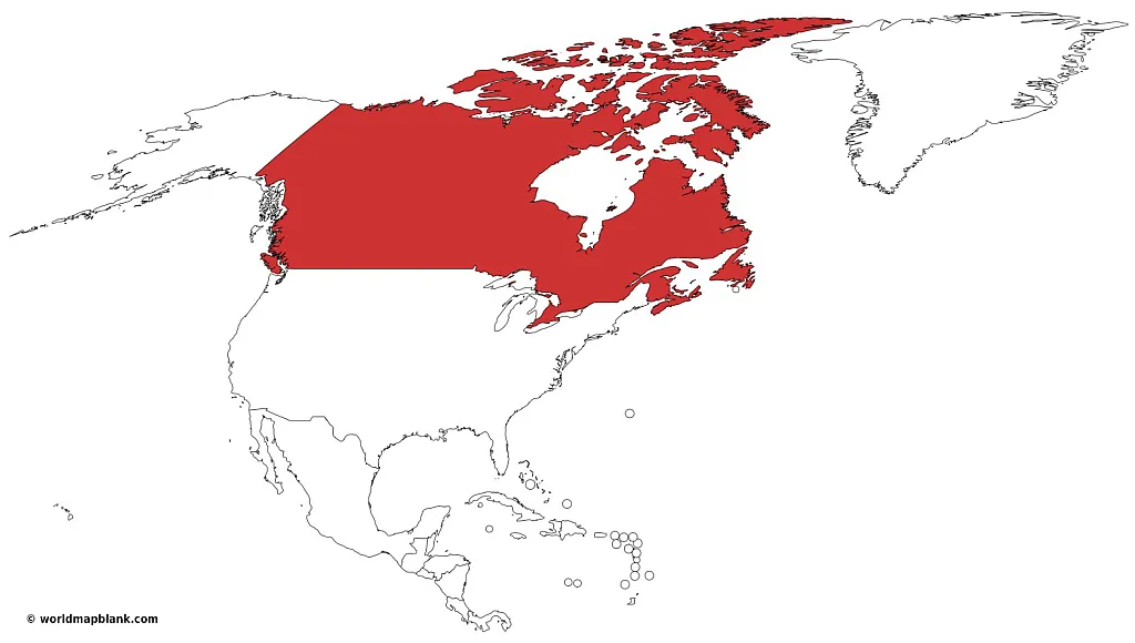 Canada on a Map