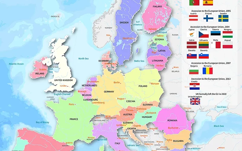 Map Of The EU