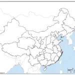 Blank China Map With Neighboring Countries
