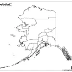 Blank Alaska Borough Map