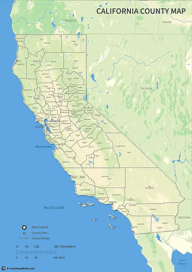 California County Map