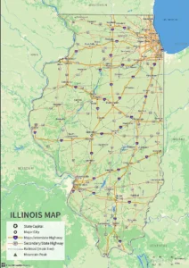 Map Of Illinois